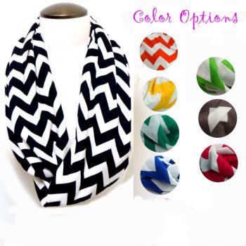 Buy 2 Get 1 Free 3 Different Colors, 2014 Popular Jersey Chveron Infinity Scarf